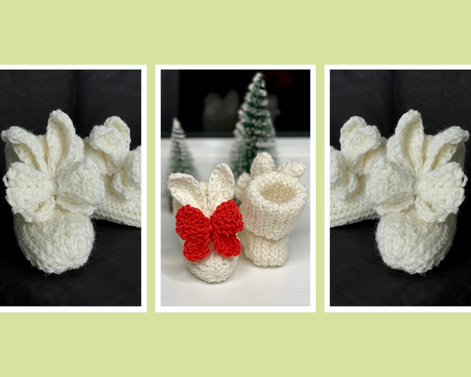 free crochet pattern baby bunny booties