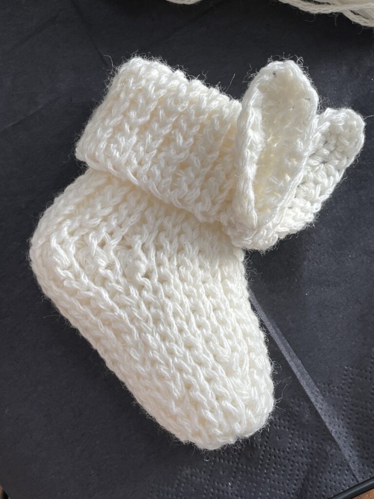 baby bunny bootie crochet 