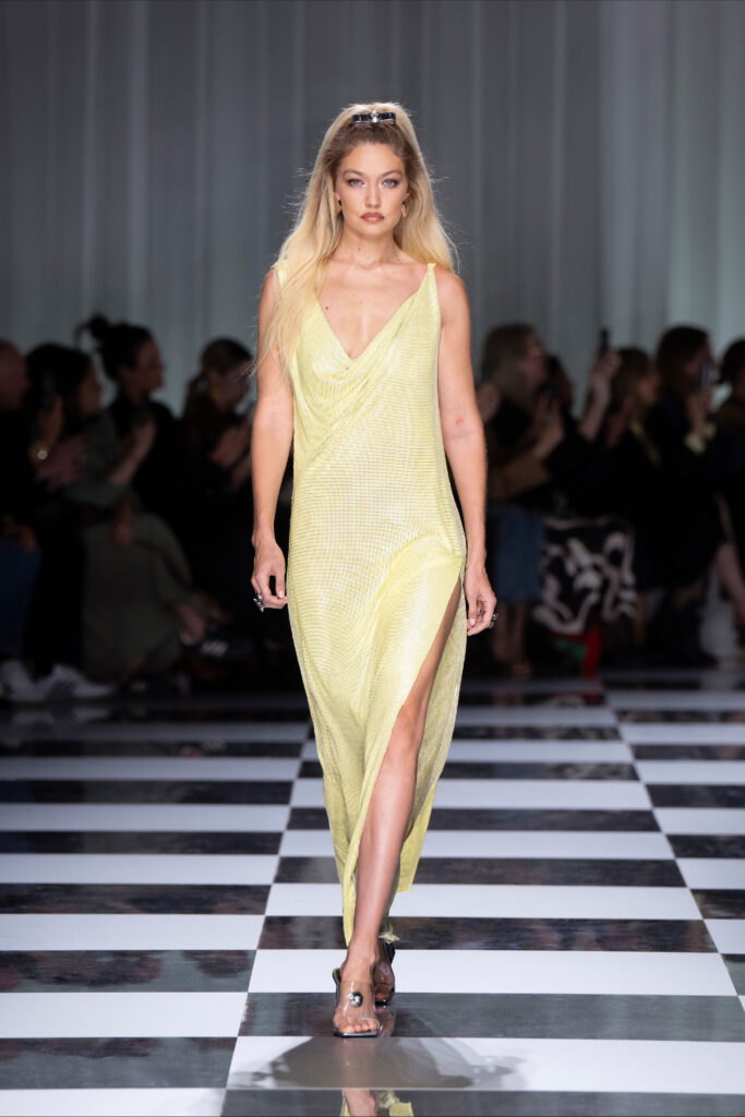 versace maxi dress ss24